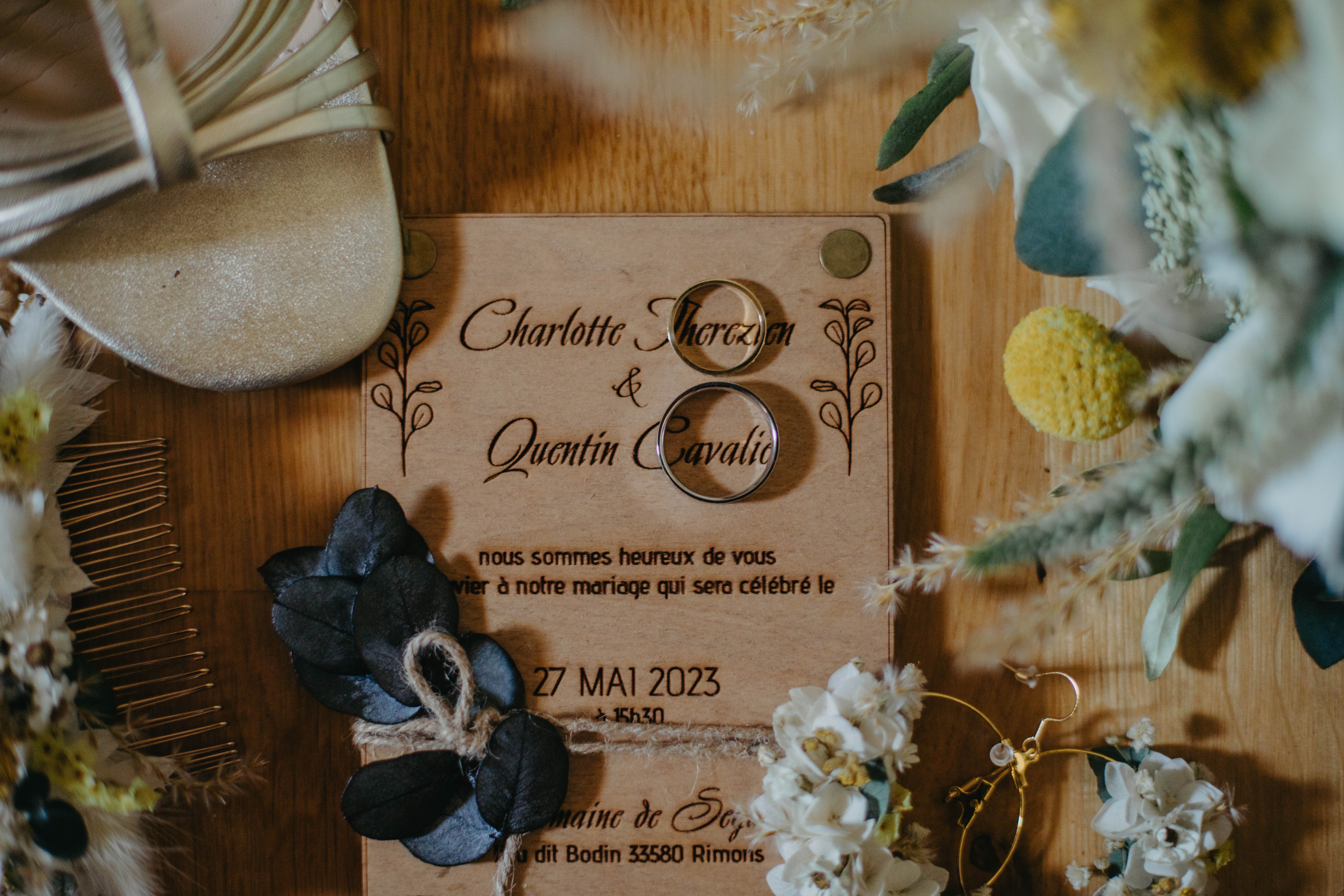 Faire-part de Mariage : Les Clés pour Annoncer Votre Grand Jour avec Élégance - Wedding planner et designer Bordeaux Aquitaine - Les mariages de mademoiselle L - My sweet Madeleine