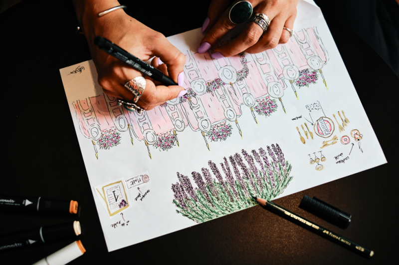 Wedding Designer à Bordeaux : Sublimez votre décoration de mariage avec une équipe de décoratrices professionnelles pour des mariages uniques et personnalisés.- Crédit photo Sandra Lexow. Les Mariages de Mademoiselle L