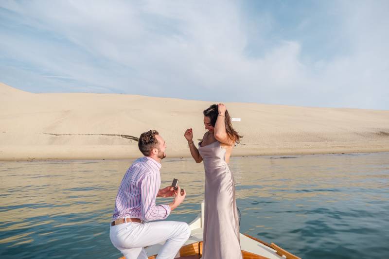Organisation de demande en mariage extraordinaire à Bordeaux et Arcachon en Gironde - Pixaile Photography