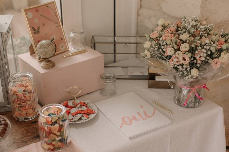 Livre d'or et urnes de mariage : Des éléments indispensables - Les mariages de mademoiselle L - Olga Palet