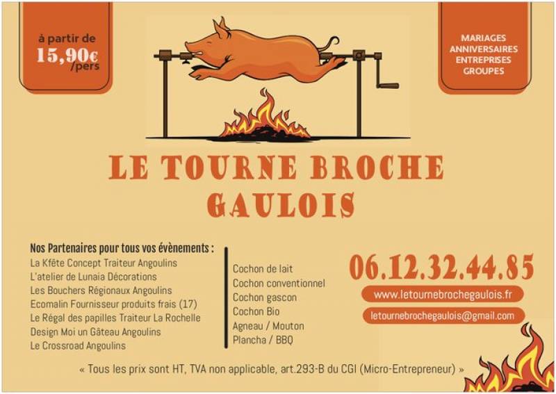 Les Mariages de Mademoiselle L traiteur rôtisseur tourne broche